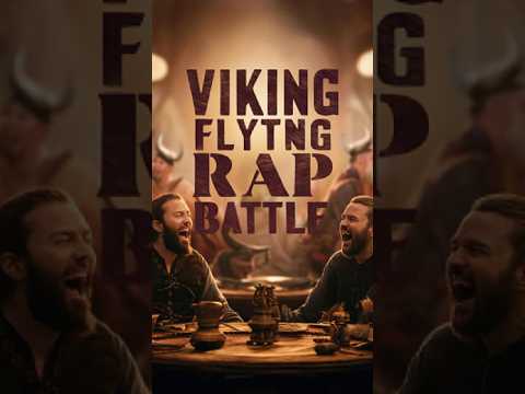 Epic Viking Rap Battle: The Art of Flyting - Insults and Praise in Ancient Times! #shorts #history