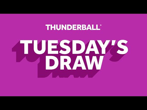 The National Lottery Thunderball draw results from Tuesday 12 November 2024