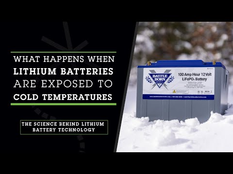 What Happens When Lithium Batteries Are Exposed to Cold Temperatures?