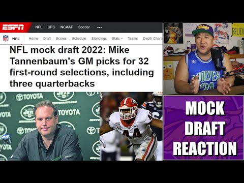 Reaction to Former NFL GM Mike Tannenbaum&#039;s NFL Mock Draft