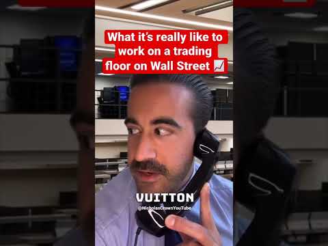 What it&#039;s really like to work on a trading floor on Wall Street 📈 #wallstreet