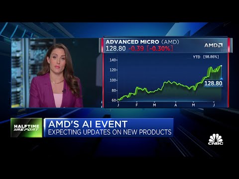 Investors eagerly await product announcements from AMD&#039;s A.I. Summit