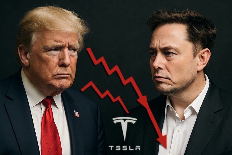 Tesla-osake romahti Musk-Trumpin julkisen riidan jälkeen: Onko tämä Elon-preemion loppu? 
